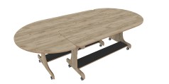 J-tafel dubbel 180 cm grey craft oak Tangara Groothandel voor de Kinderopvang Kinderdagverblijfinrichting1